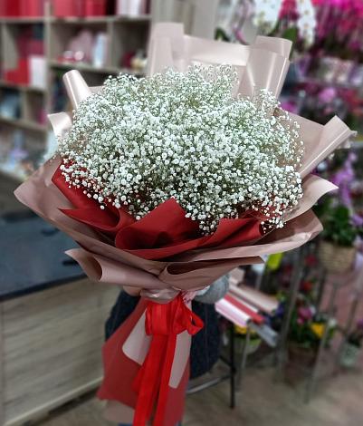 Букет цветов из: Гипсофила в Русском