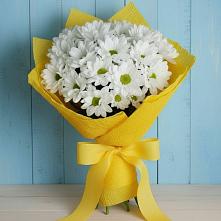Букет цветов из:  Хризантемы в Русском