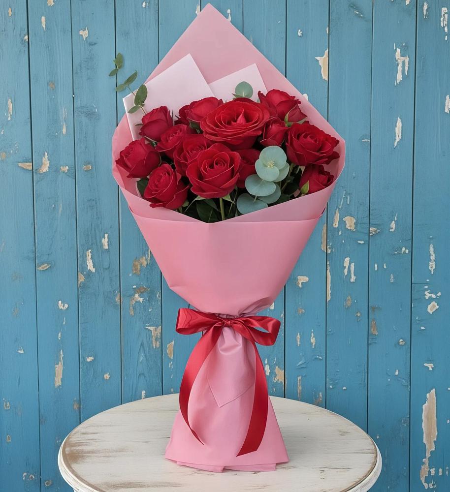 Букет цветов из: Розы в Русском