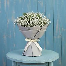 Букет цветов из:  Гипсофила в Русском