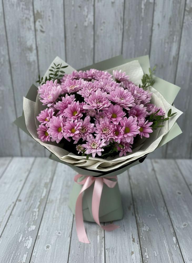 Букет цветов из: Хризантемы в Русском