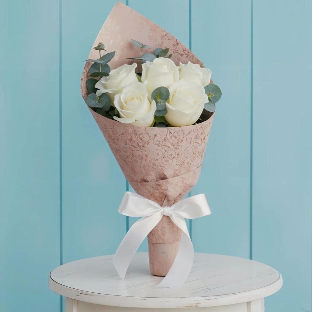 Букет цветов из: Розы в Русском