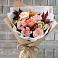 Букет цветов из: Гвоздики, Хризантемы и Розы в Русском