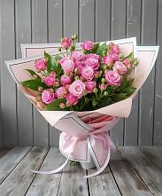 Букет Розовый кустик #REPLACE_PRED# Русском