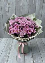 Букет цветов из:  Хризантемы в Русском