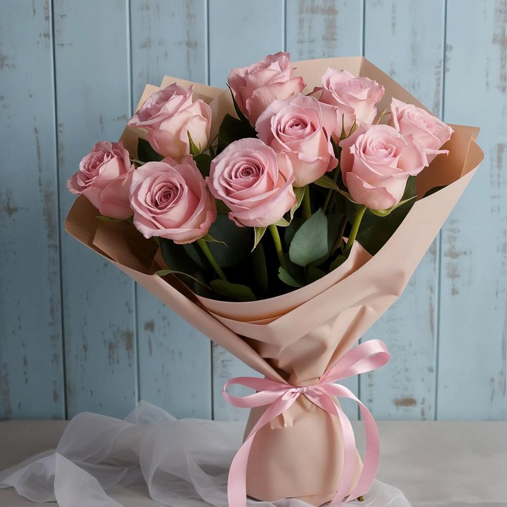 Букет цветов из: Розы в Русском