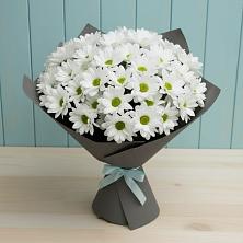 Букет цветов из:  Хризантемы в Русском