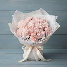 Букет цветов из:  Гвоздики в Русском