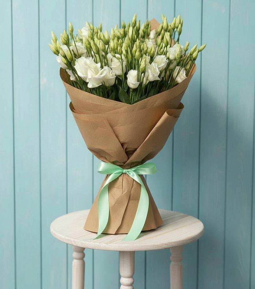 Букет цветов из: Лизиантусы в Русском