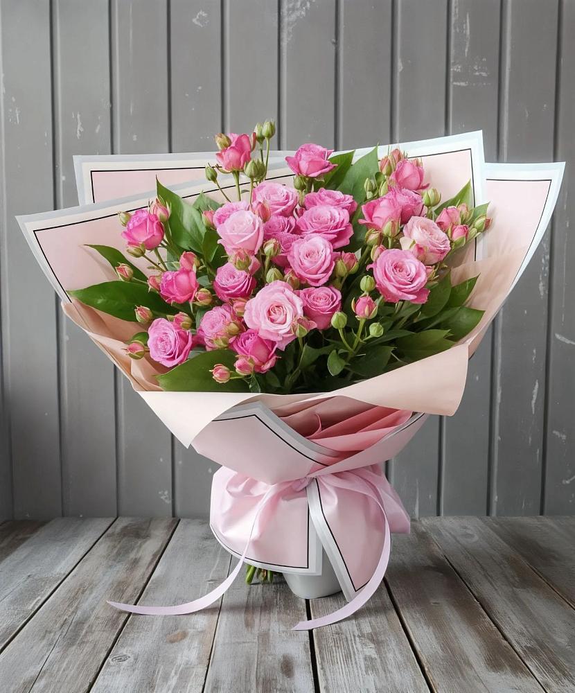 Букет Розовый кустик в Русском