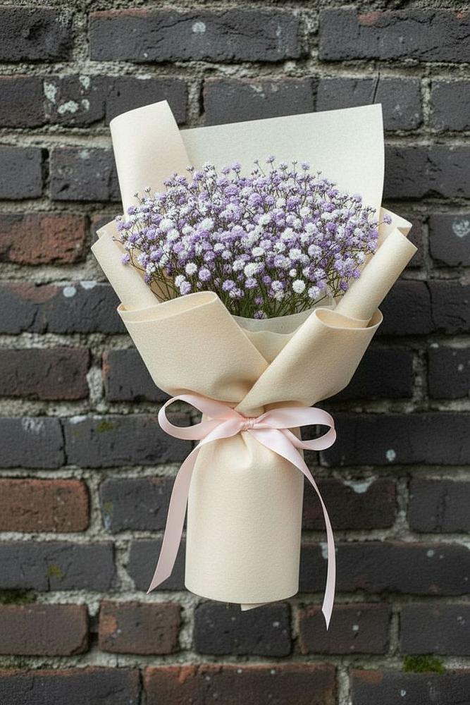 Букет цветов из: Гипсофила в Русском
