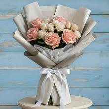 Букет цветов из:  Розы в Русском