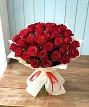 Букет 29 Красных роз в Русском