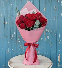 Букет цветов из:  Розы в Русском