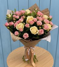 Букет цветов из:  Розы #REPLACE_PRED# Русском