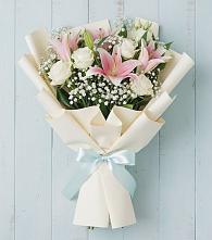 Букет цветов из:  Лилии в Русском