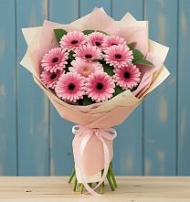 Букет цветов из:  Герберы в Русском