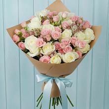 Букет цветов из:  Розы в Русском